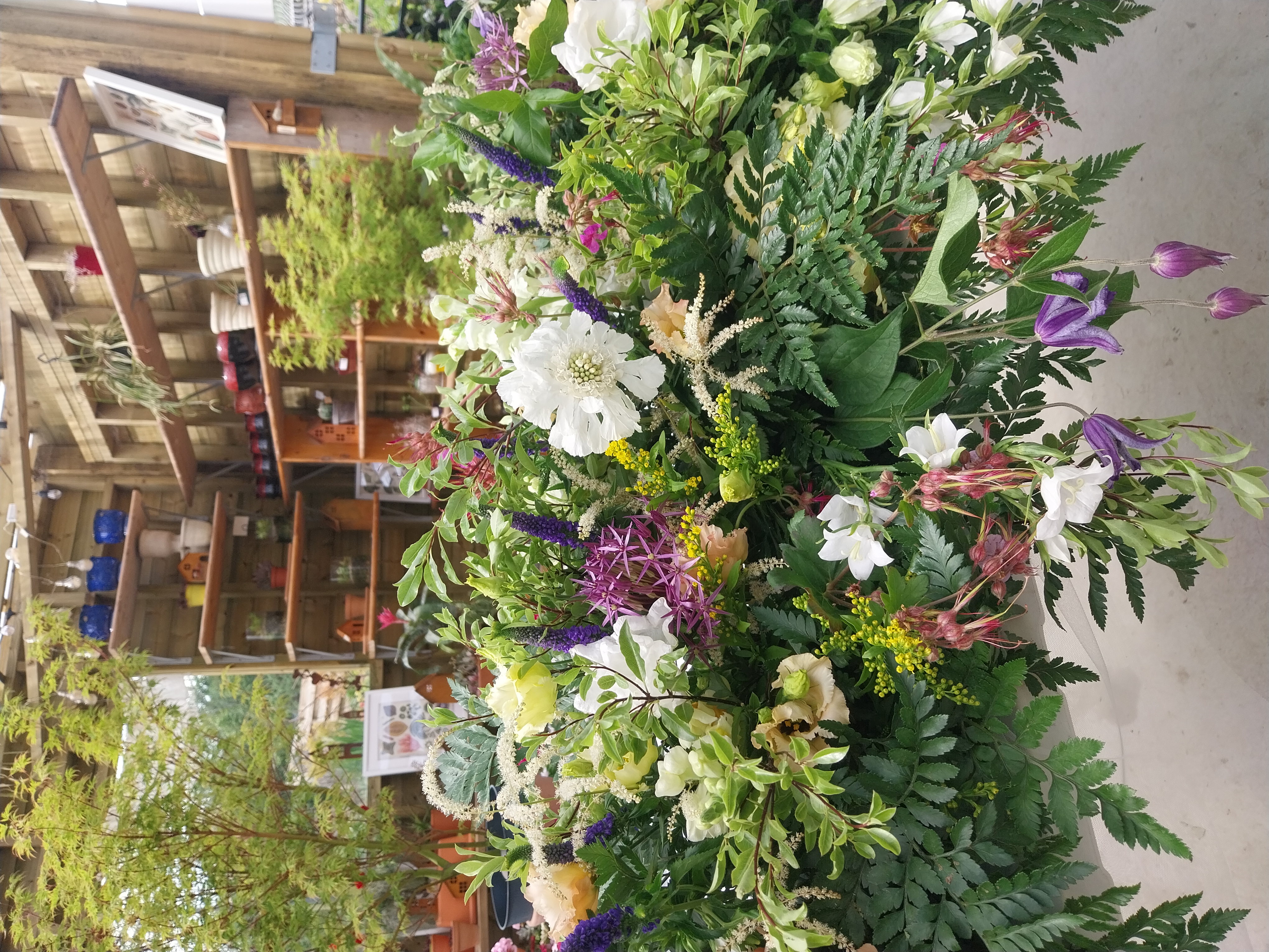 Funeral flowers from The Wild Garden in Wicklow